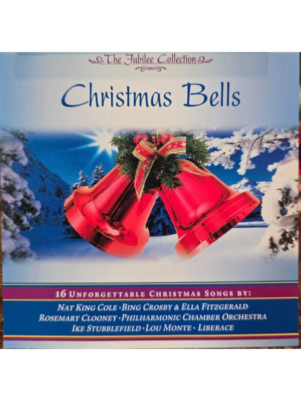 The Jubilee Collection Christmas Bells Music CD Featuring Nat King Cole  37947cd